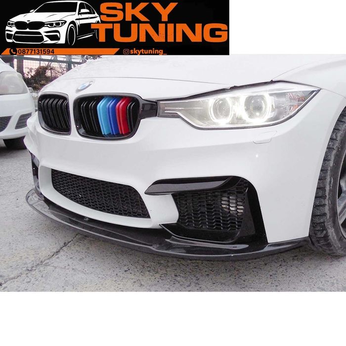 Bmw F30/31 M3 лип Бмв ф30/31 м3 броня lip добавка предна броня 3series