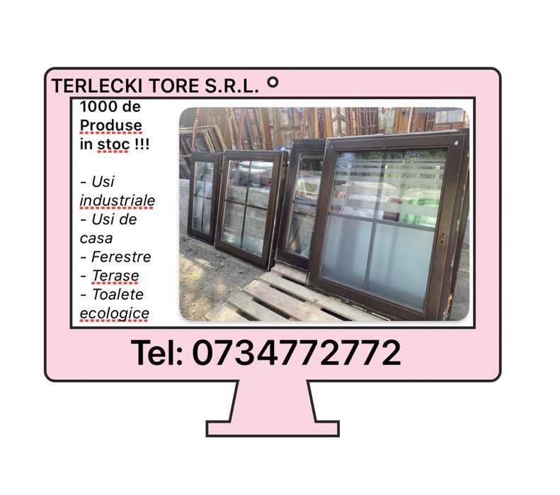 FERESTRA CASA LEMN TERMOPAN Germania  termopan 9 Buc Garantie