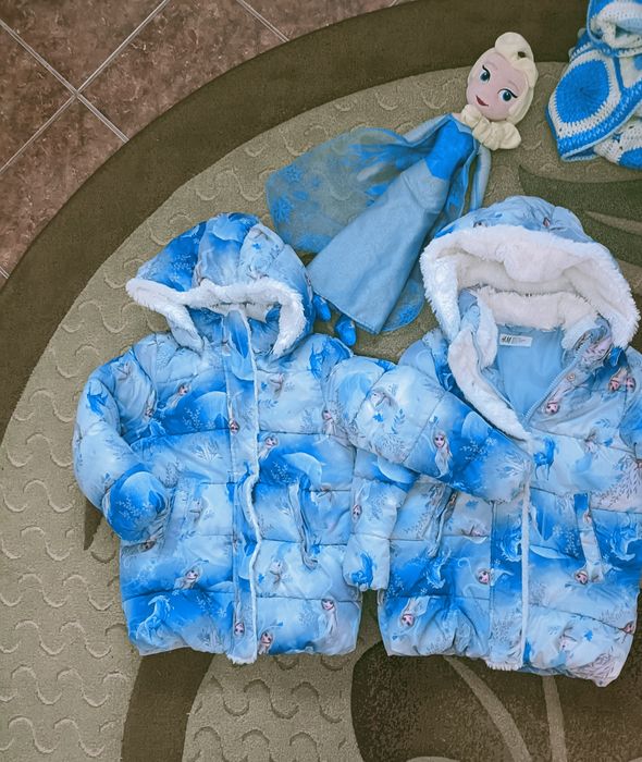 Geaca Ana și Elsa 5_6 ani