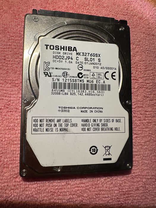 HDD laptop 320 gb