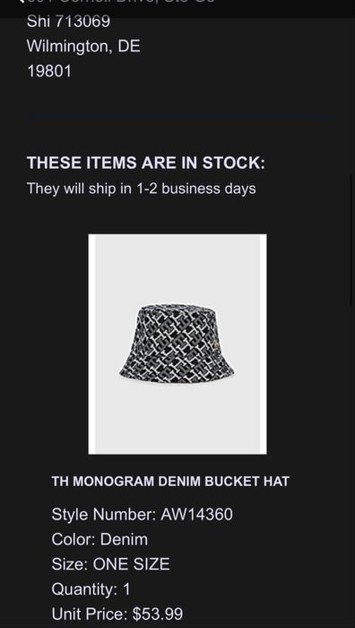 Панама Tommy Hilfiger