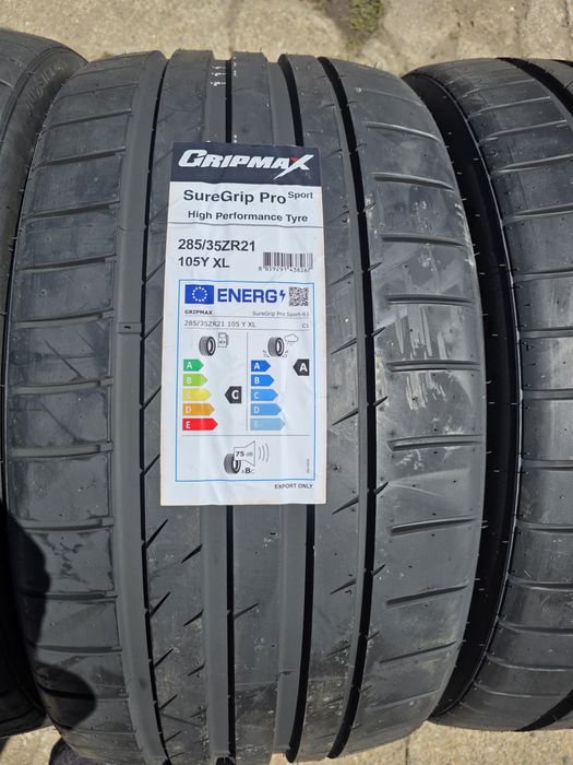 Anvelope noi de vara 285/35R21 325/30R21 GripMax SureGrip clasa A ud