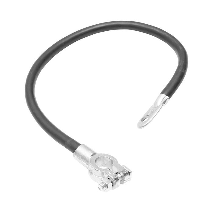 Cablaj/Cablu punte legatura curent baterii 500mm cu clema borna-papuc inelar, strangere pe surub Breckner Germany