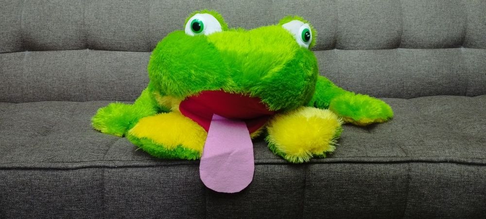 Мягкая игрушка. Аллигатор и лягушка