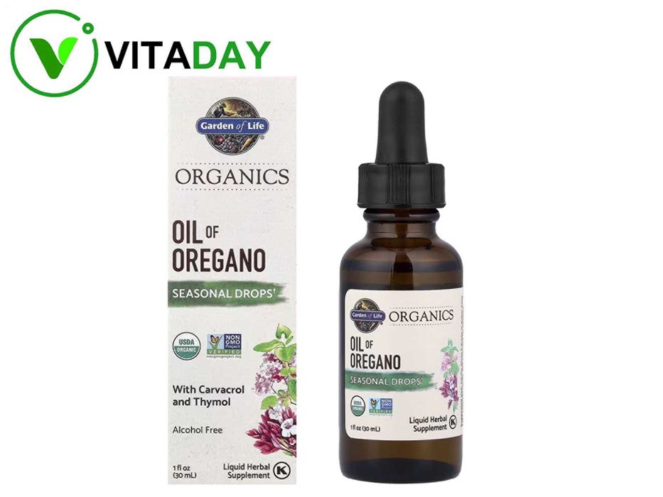 Garden of Life Oil of Oregano масло орегано жидкий suyuq