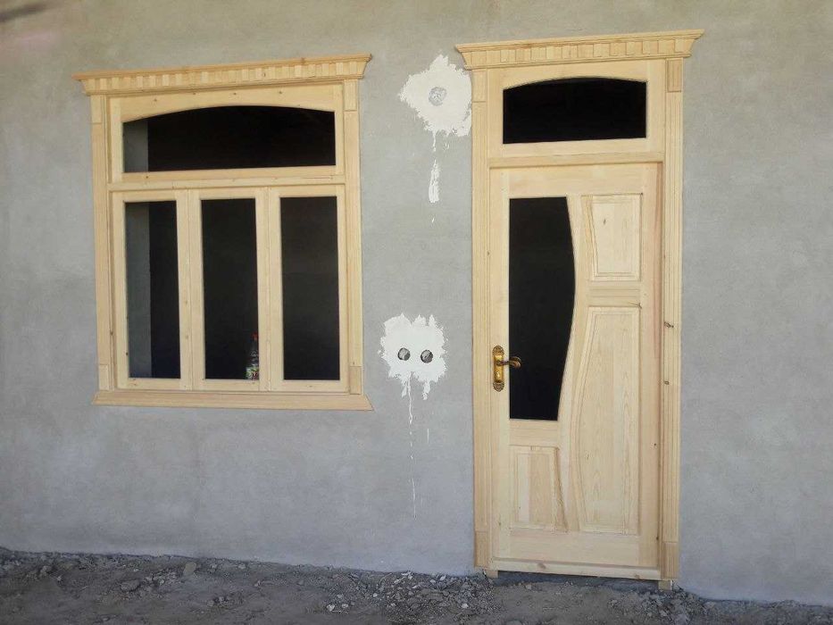 Yog'ochdan eshik va derazalar, buyurtma asosida tayyorlanadi!