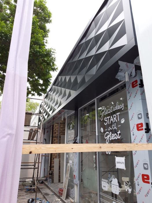 Алюкабонд травертин алкапон алюбонд alkafon Alyukabond travertin usta