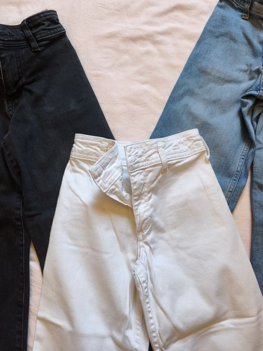 Zara 116 дънки широк крачол