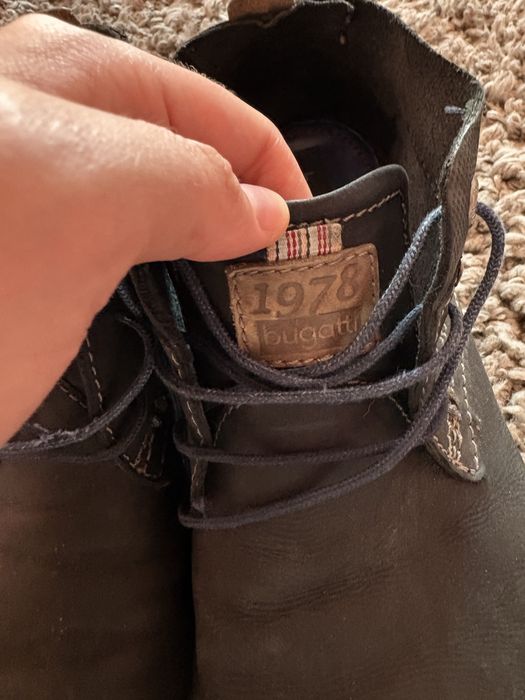 Pantofi de piele Bugatti de barbati