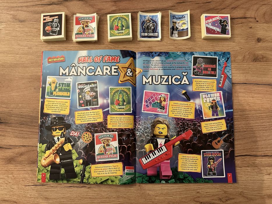 Album lego carrefour completat + 69 de stikere cadou în stare perfectă