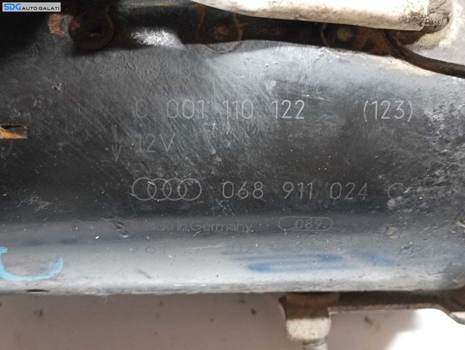 Electromotor cu 9 Dinti Audi A4 B5 2.5 TDI AKN AFB 1996 - 2001 Cod 1005822478 068911024C 0001110122 [B3679]