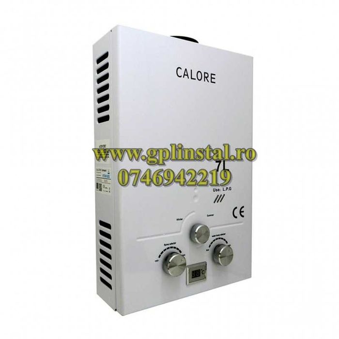 Instant apa calda, Tiraj natural,Camera deschisa de ardere