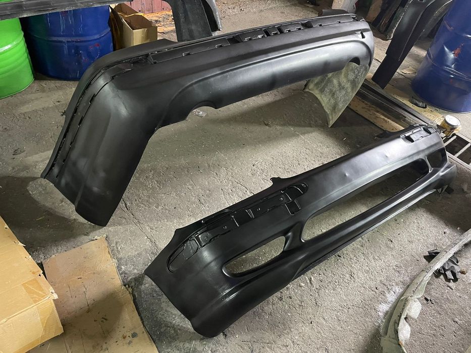 Бампер на Мерседес W220 (до рестайлинг / рестайлинг) Обвес
