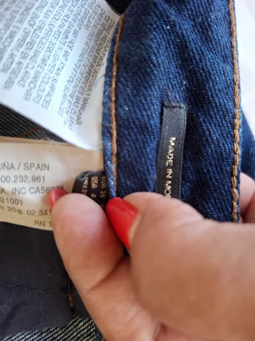 Тъмно сини дамски дънки Massimo Dutti