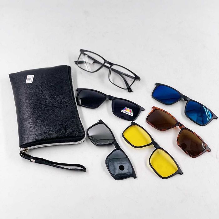 Очки солнцезащитные 5в1