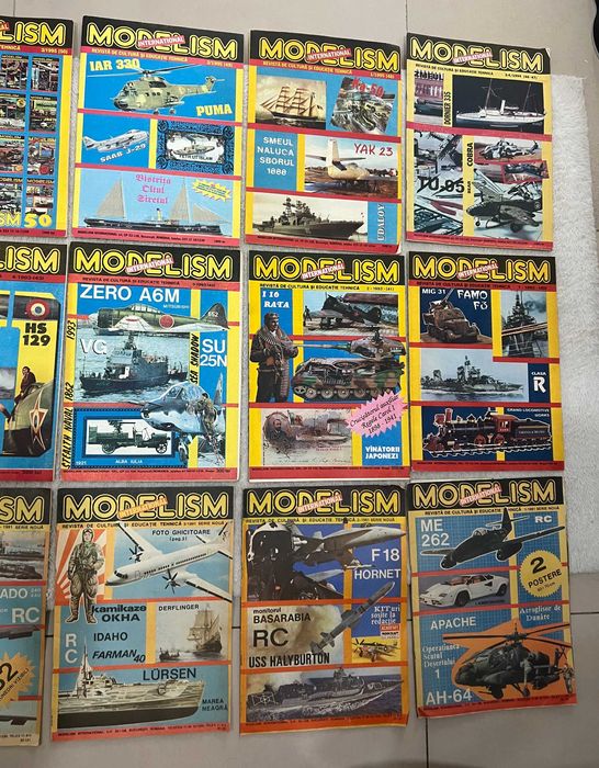 Lot 48 reviste Modelism anii 80 90 colectie