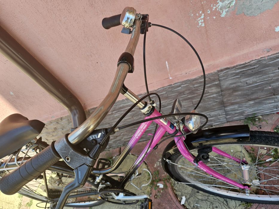 Bicicleta 28 Roz Dama cadru in jos