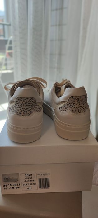 Дамски сникърси естествен велур