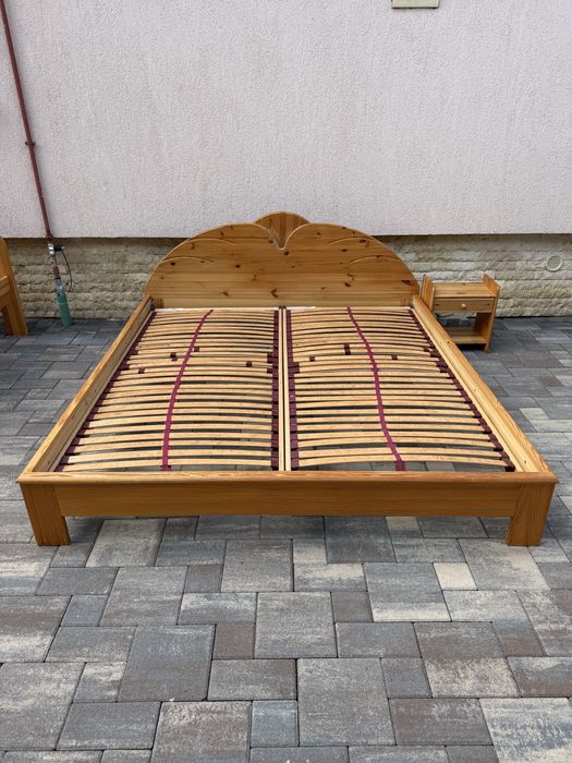 Pat Dormitor Lemn Masiv 1,80 m x 2,00 m