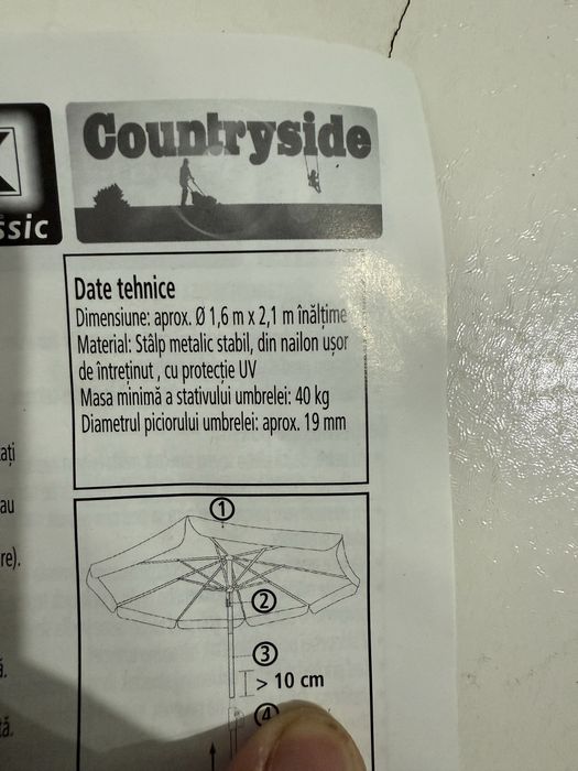 Umbrela pentru plaja