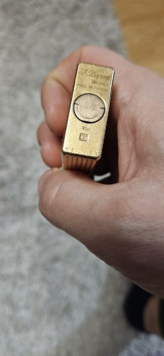 Bricheta Dupont suflata in aur