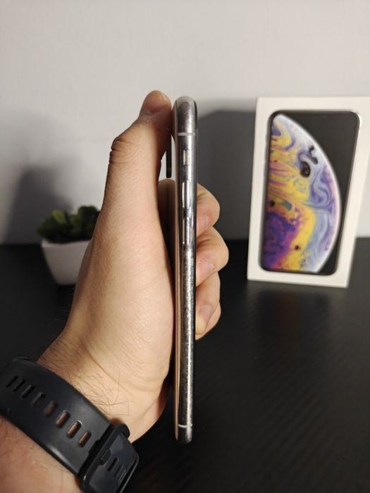 iPhone Xs, Silver 256GB - în Condiție Excelentă!
