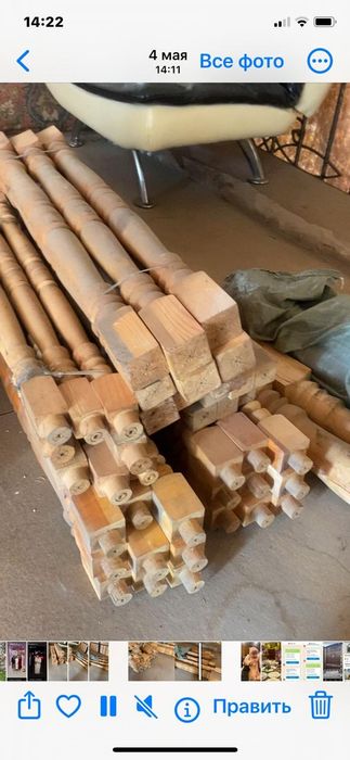 Балясины, дерево