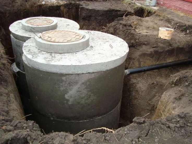 Септик туалет траншей