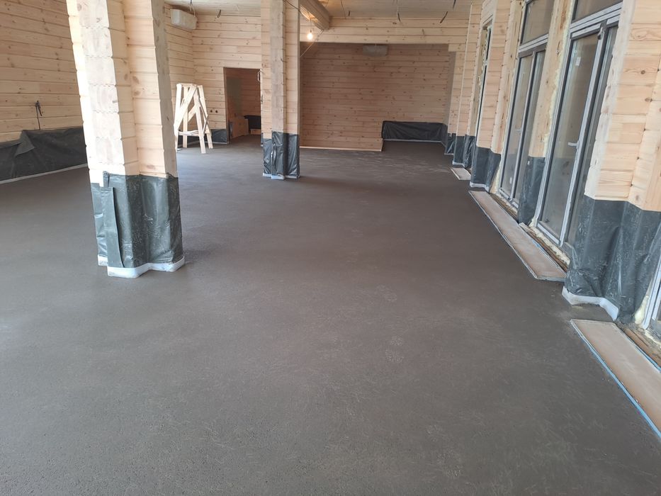 Стяжка полов  полусухую Астана