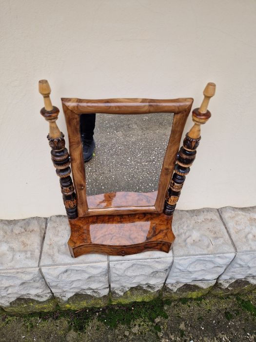 Прекрасна антикварна холандска конзола с огледало