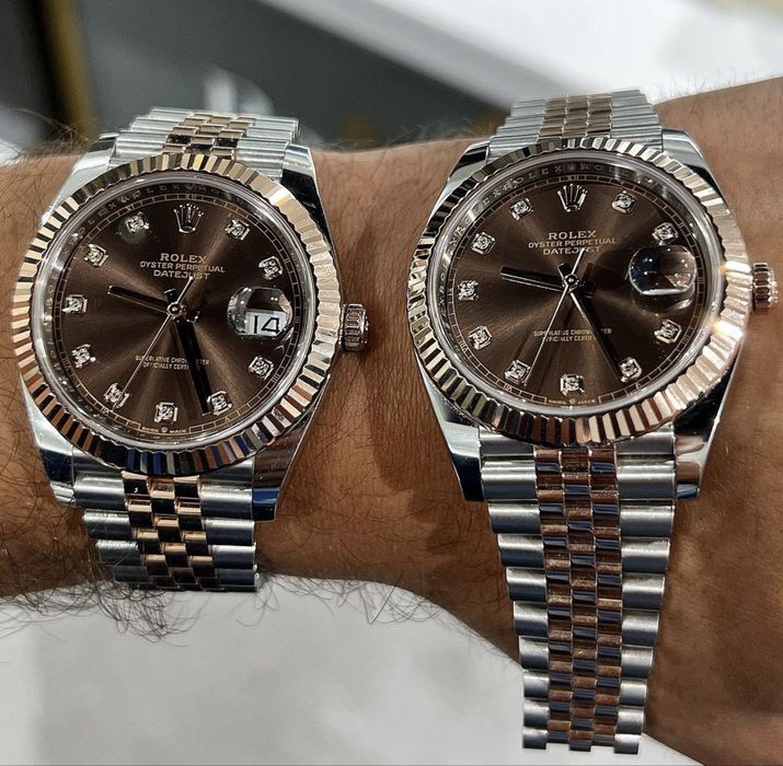 Rolex Date-Just Diamond Chocolate 41mm ETA 3235