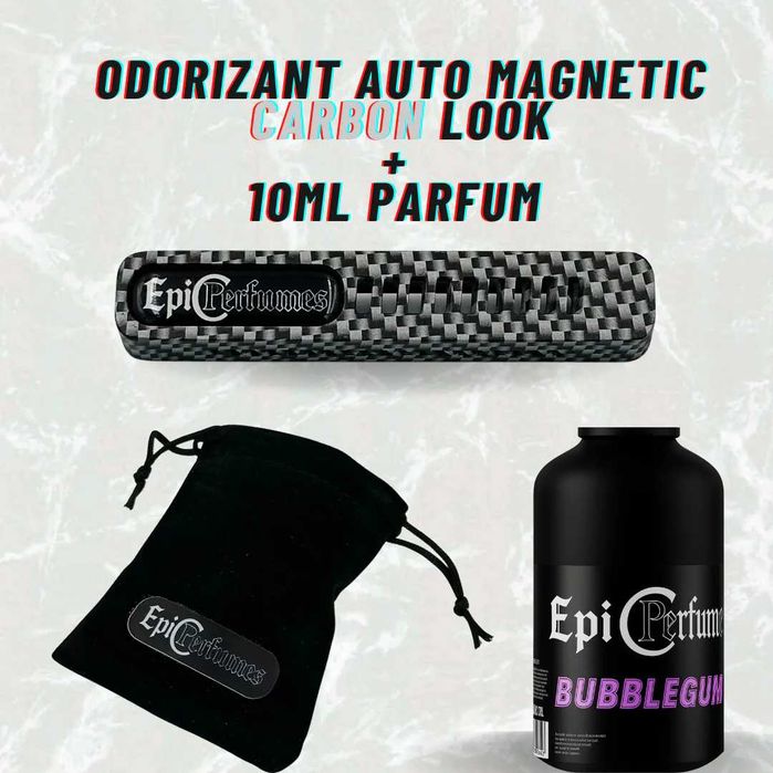 Odorizant auto magnetic Obsidian Gold Edition, Carbon, Carbon forjat