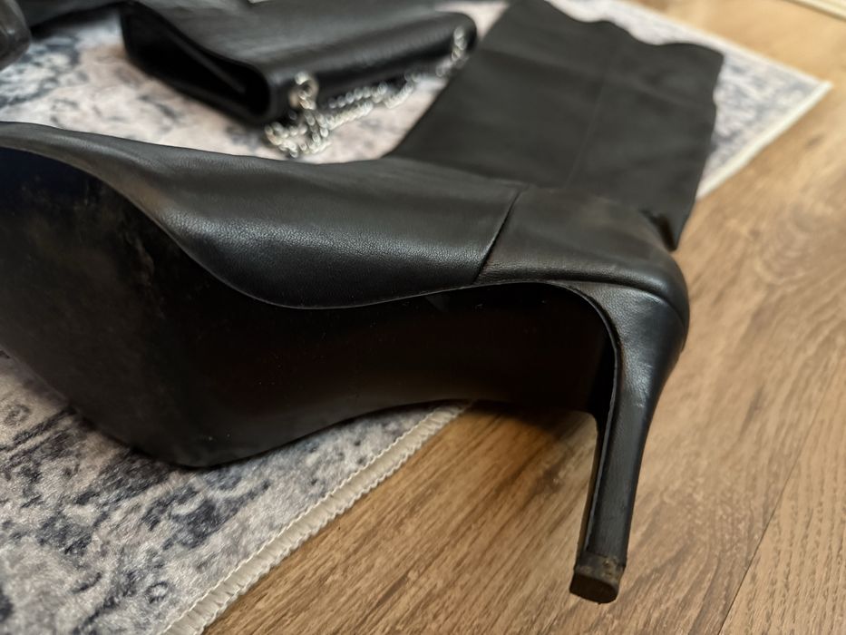 Чизми естествена кожа