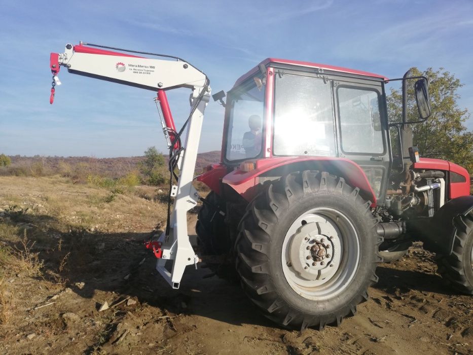 Български навесен Кран за биг бег 3 тона - 4.5метра стрела