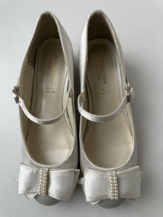 Туфельки для девочки MONSOON, размер 32–33