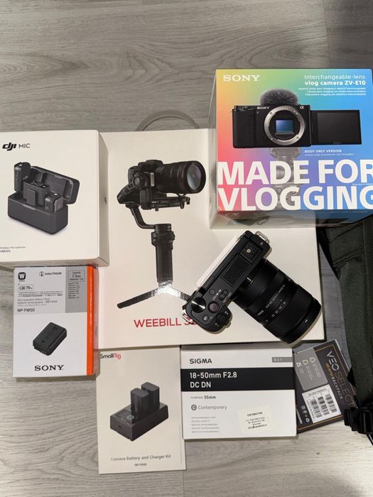 echipament foto video complet