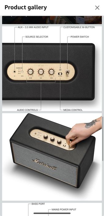 Marshall Stanmore IV Speake (ultimul model, 2026 ) sigilata, transport inclus