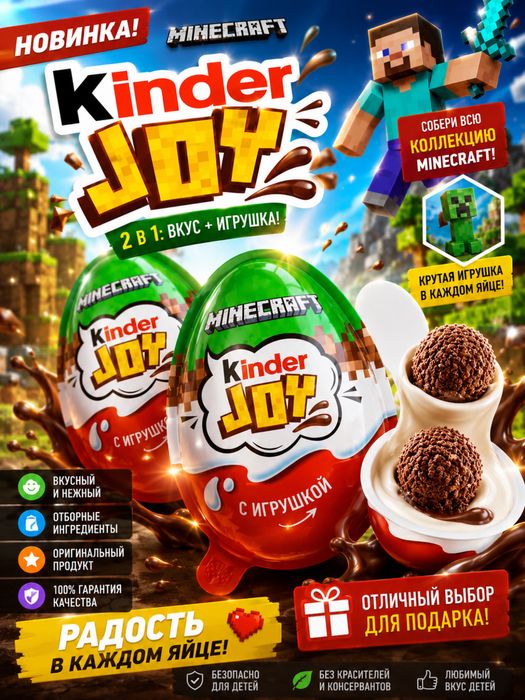 Киндер Joy Майнкрафт