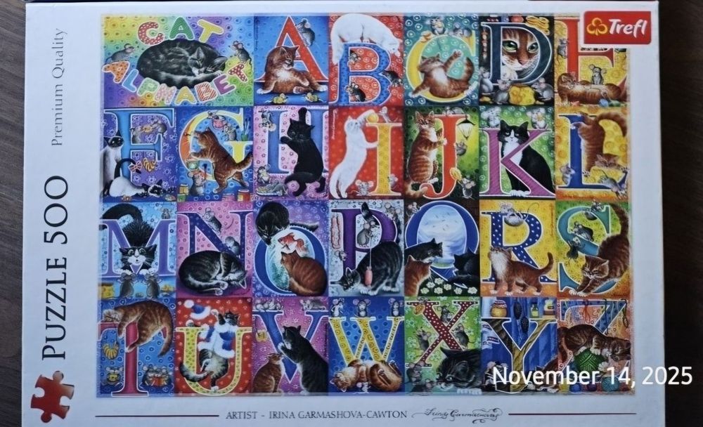 Пъзел с котки, 500 части