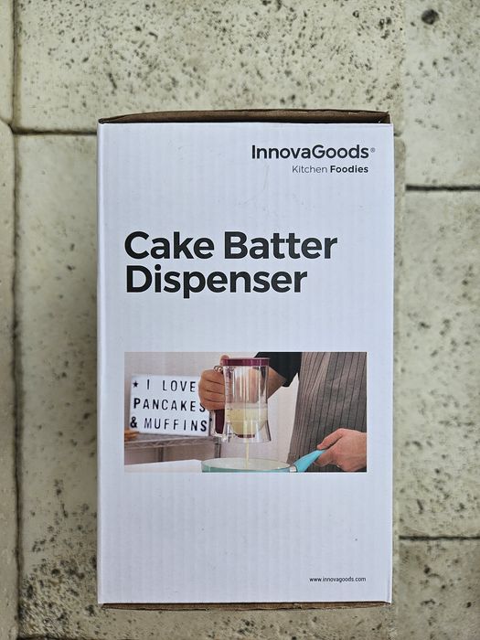 Dispenser pentru aluat InnovaGoods 900 ml – Nou, sigilat