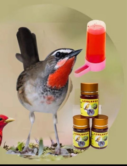 Краска пигмент для птиц, канареек