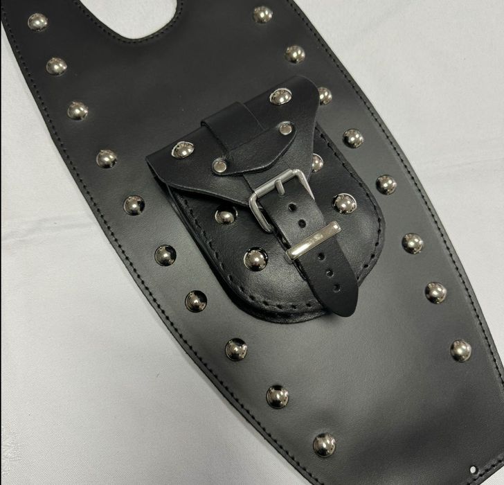 НОВ предпазител за резервоар от естествена кожа за Suzuki Intruder