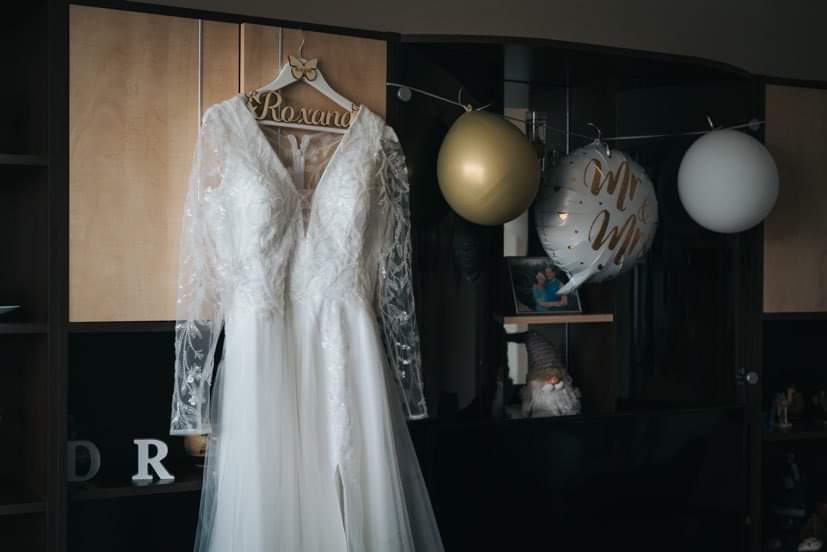 Rochie Mireasa cu maneca lunga