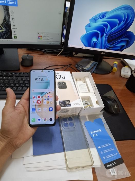 Honor x7d 16/256gb iwlawi zur aybi yuq tozza telefon uyaltirmaydi