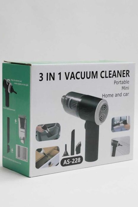 Мини безжична 3-в-1 прахосмукачка AS-228 за кола, дом и офис