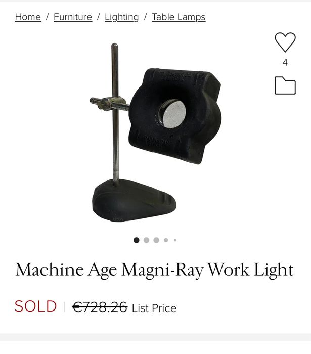 Работна лупа / Magni-Ray / САЩ / 40-те