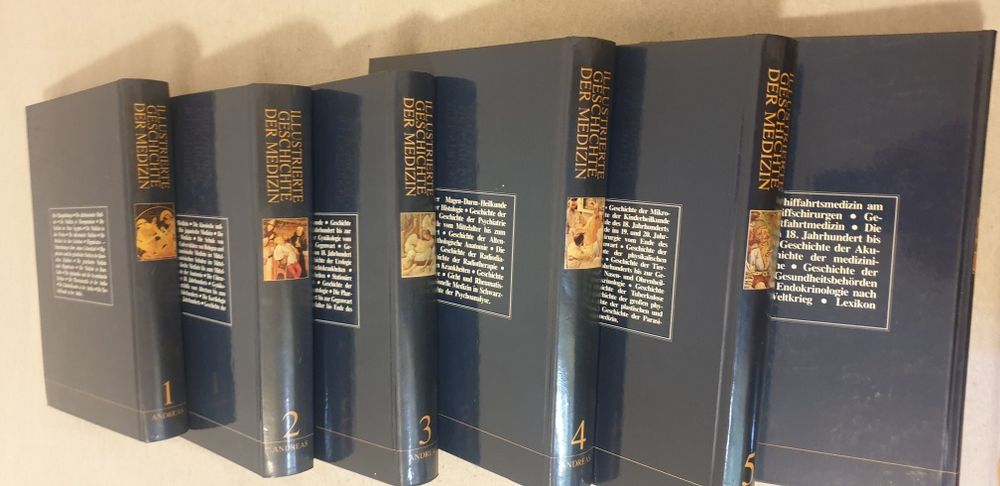 Vând set complet 6 vol  Istoria Ilustrata  a Medicinii