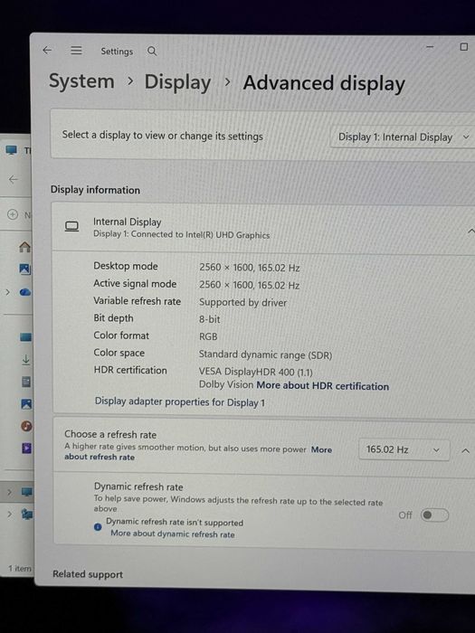 16`Lenovo Legion Pro 7`Core i7-11800H/RTX 3070/32GB RAM/512GB SSD/WQXGA 165Hz 500 Nits Vesa Certified HDR Display™