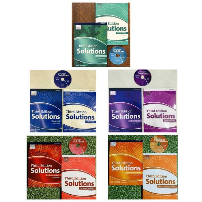 Доставка. Solutions advanced, elementary, intermediate, upper, pre