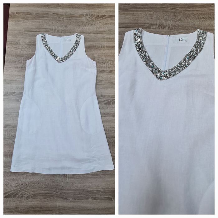 Rochie albă vară 44